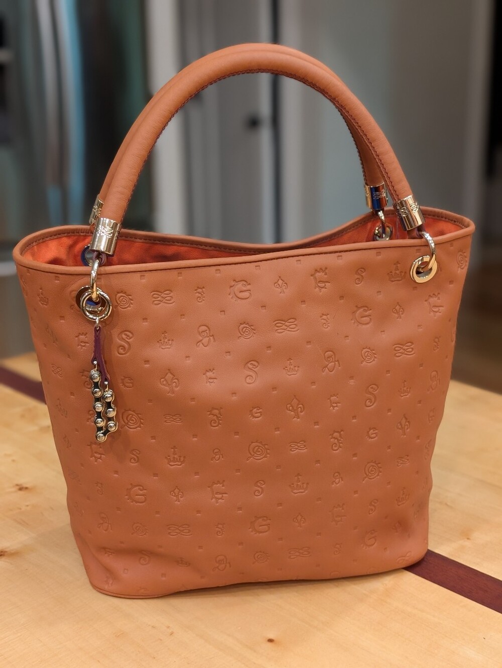 Lancel Le Daligramme Leather bag shopper
